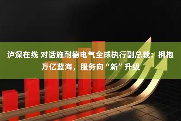 泸深在线 对话施耐德电气全球执行副总裁：拥抱万亿蓝海，服务向“新”升级