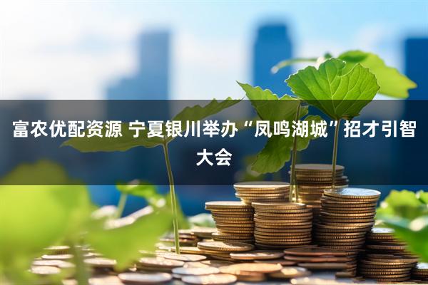 富农优配资源 宁夏银川举办“凤鸣湖城”招才引智大会